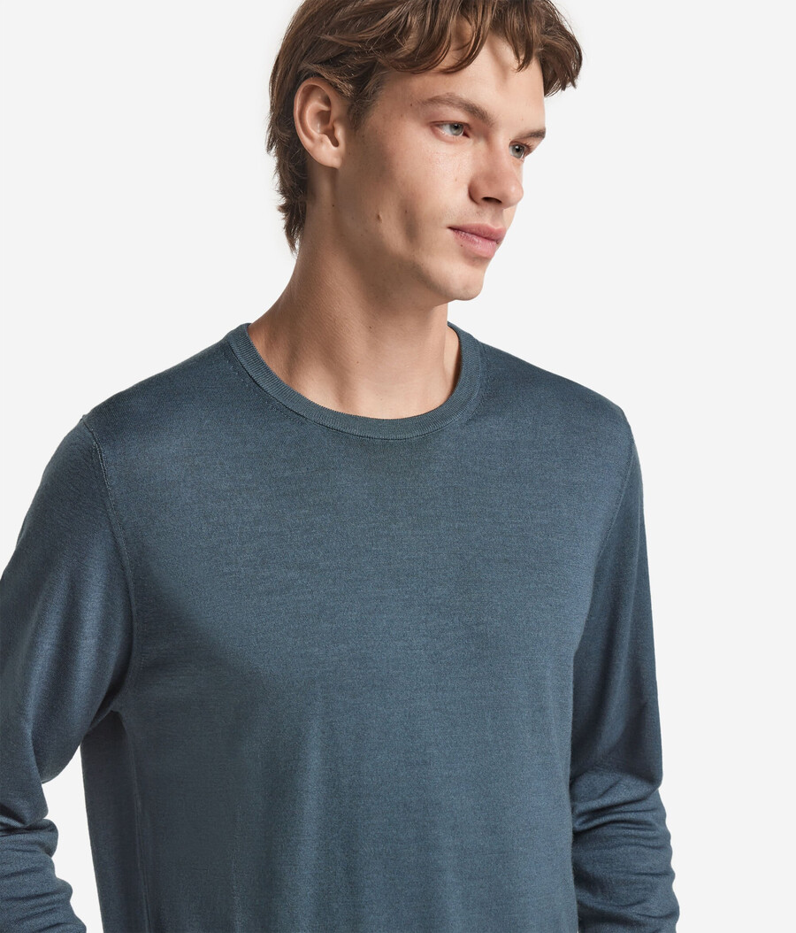 maglione girocollo in cashmere ultrafine