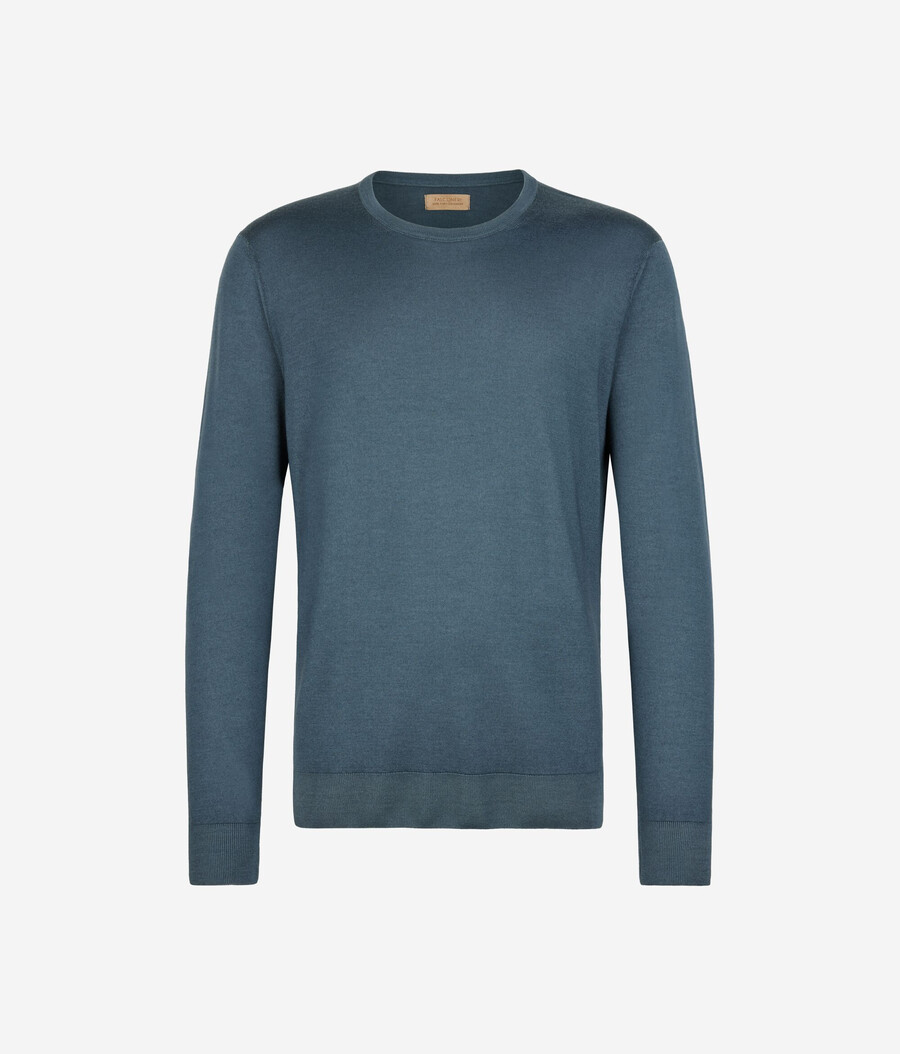 maglione girocollo in cashmere ultrafine