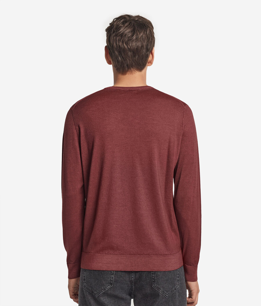 maglione girocollo in cashmere ultrafine