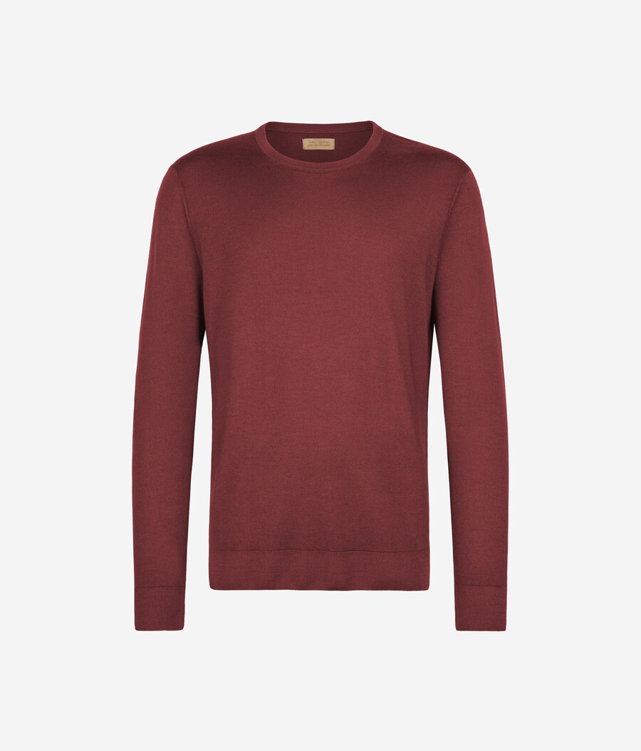 maglione girocollo in cashmere ultrafine