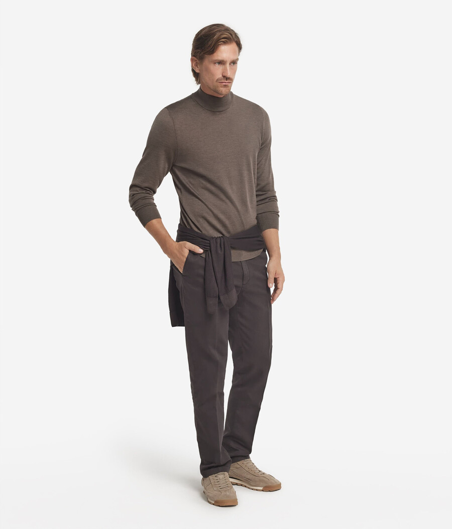 dolcevita in cashmere a maniche lunghe