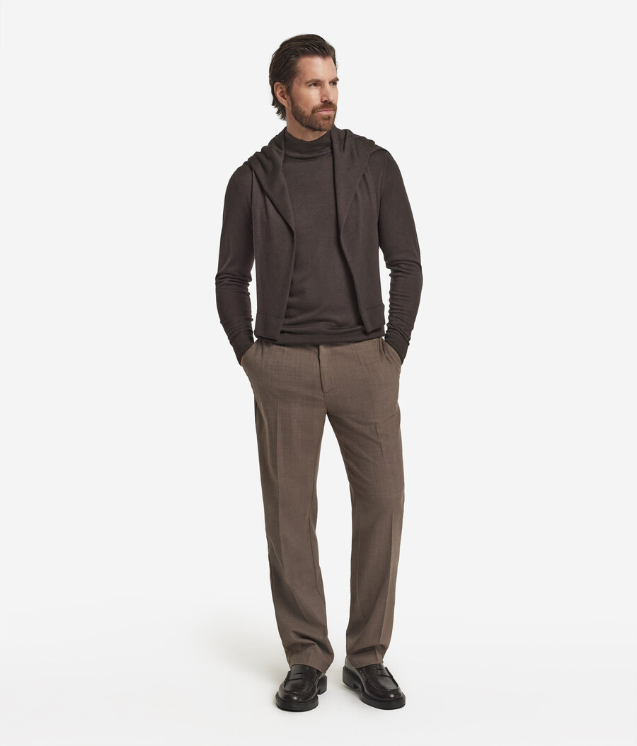dolcevita in cashmere a maniche lunghe