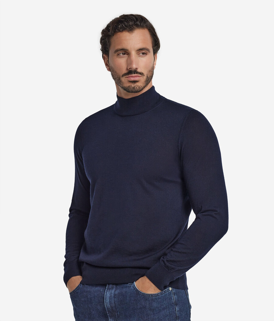 dolcevita in cashmere a maniche lunghe