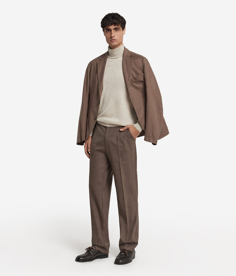 maglione a collo alto in cashmere ultrafine