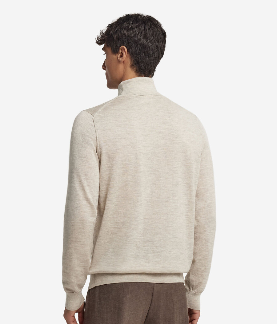 maglione a collo alto in cashmere ultrafine