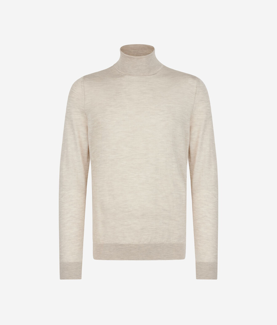 maglione a collo alto in cashmere ultrafine