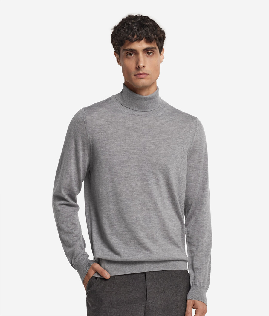 maglione a collo alto in cashmere ultrafine
