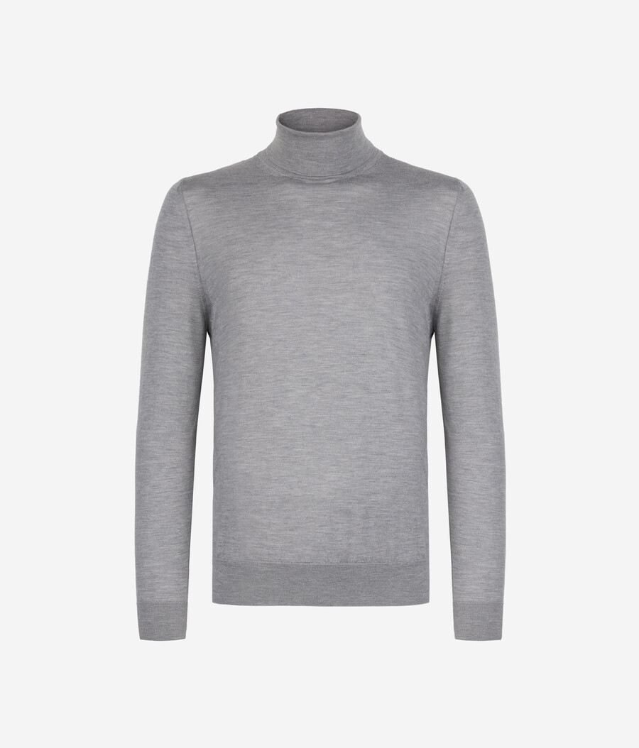 maglione a collo alto in cashmere ultrafine