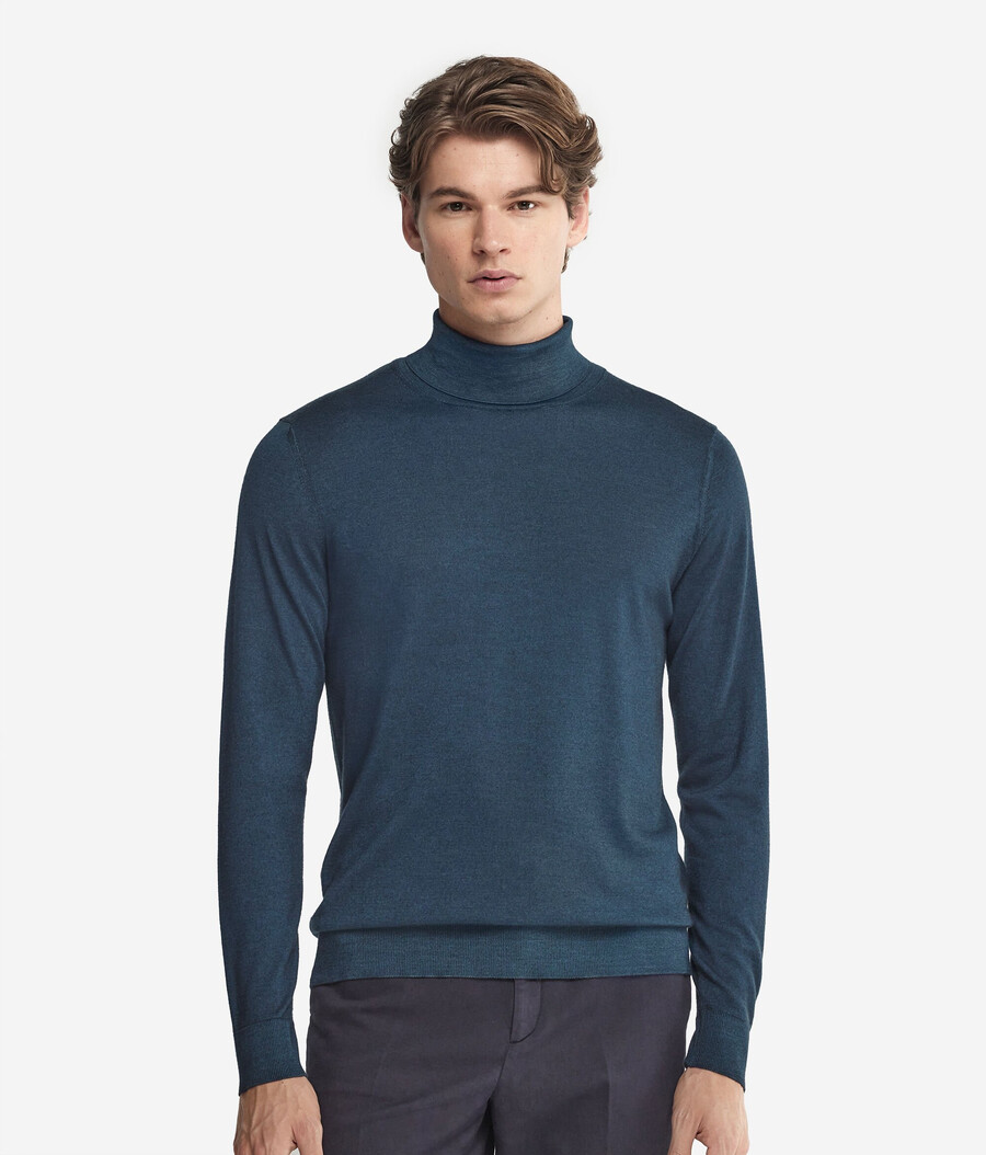 maglione a collo alto in cashmere ultrafine