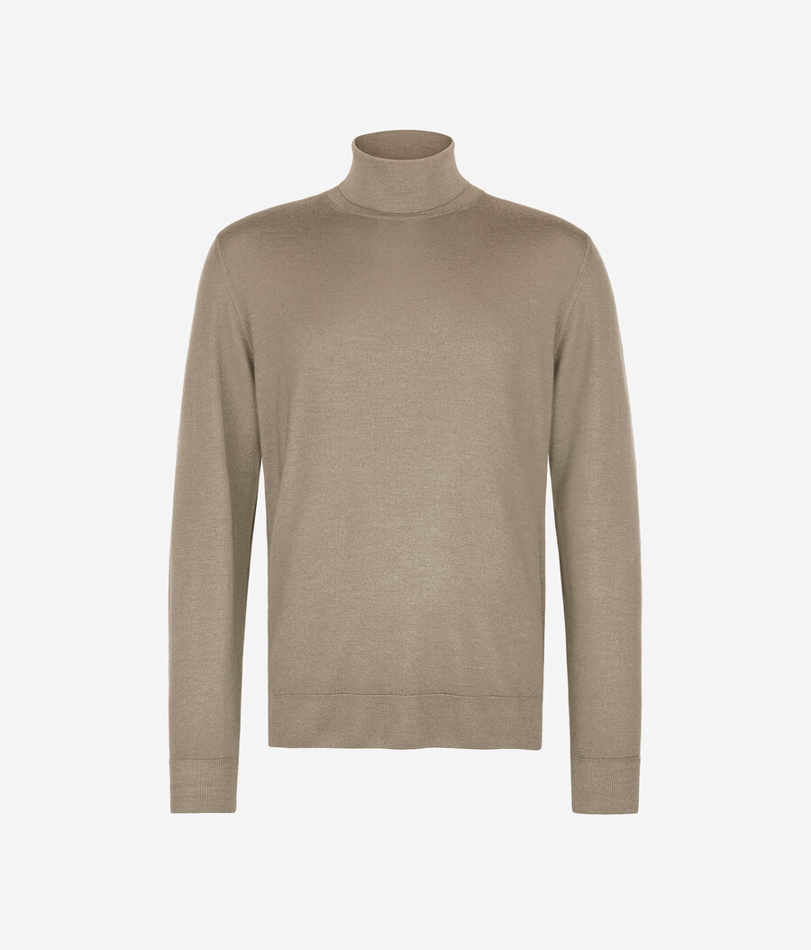 maglione a collo alto in cashmere ultrafine