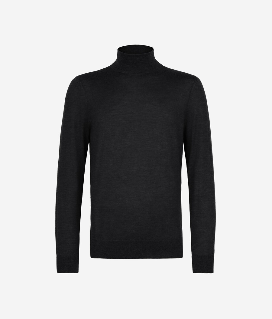 maglione a collo alto in cashmere ultrafine