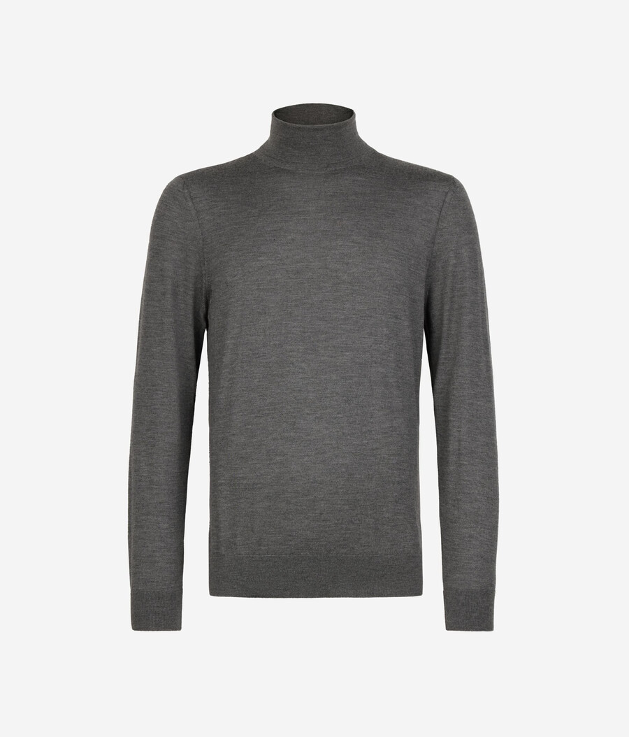 maglione a collo alto in cashmere ultrafine