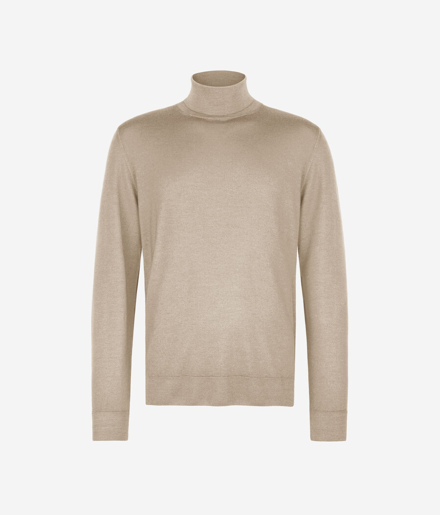 maglione a collo alto in cashmere ultrafine