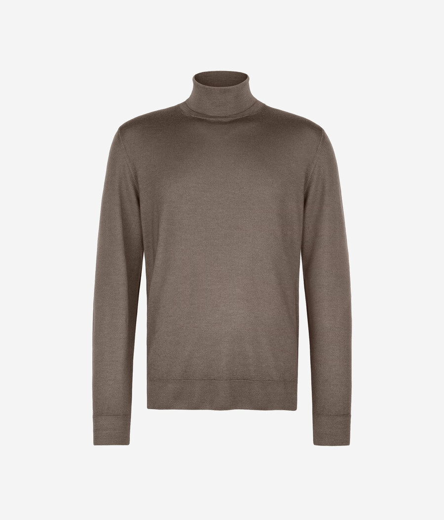 maglione a collo alto in cashmere ultrafine