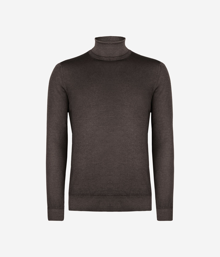 maglione a collo alto in cashmere ultrafine