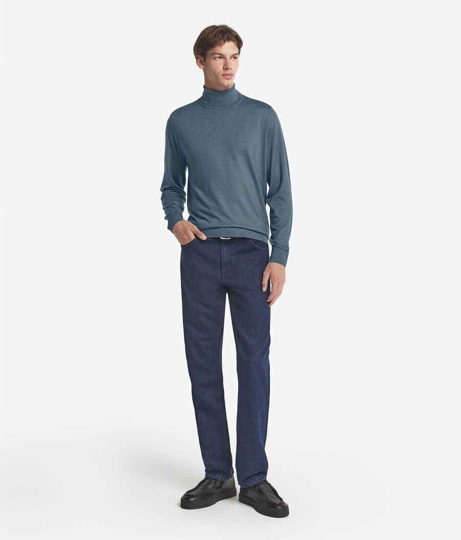maglione a collo alto in cashmere ultrafine