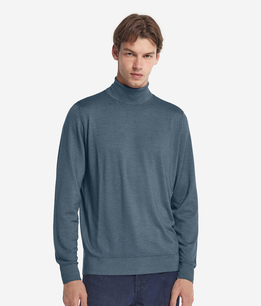 maglione a collo alto in cashmere ultrafine