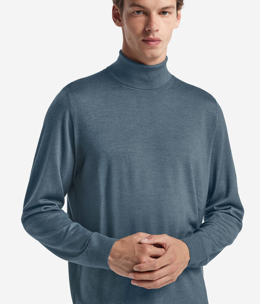 maglione a collo alto in cashmere ultrafine