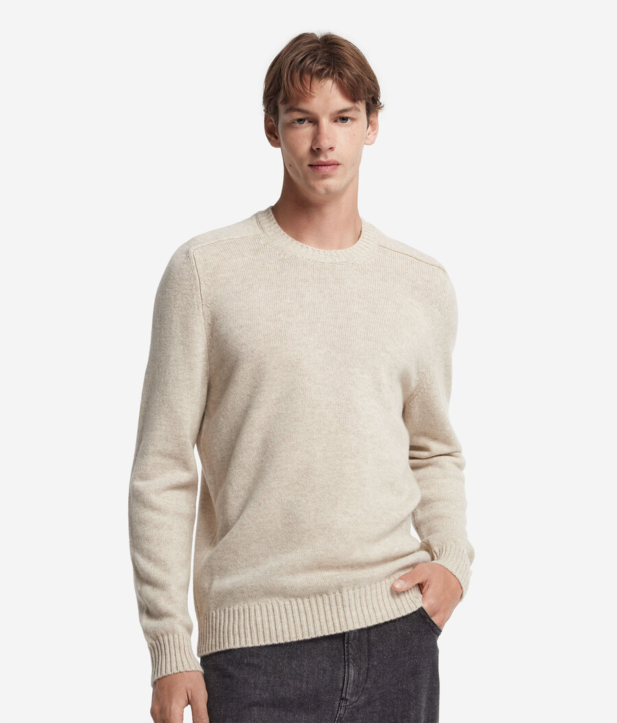 maglione girocollo in cashmere ultra morbido