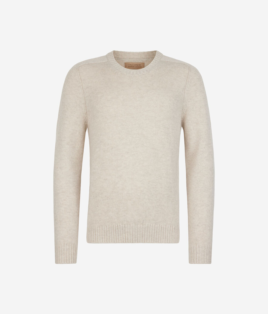 maglione girocollo in cashmere ultra morbido