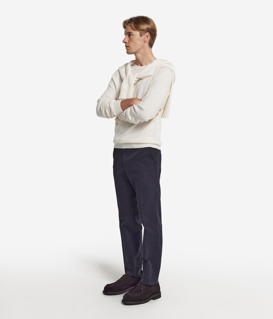 maglione girocollo in cashmere ultra morbido