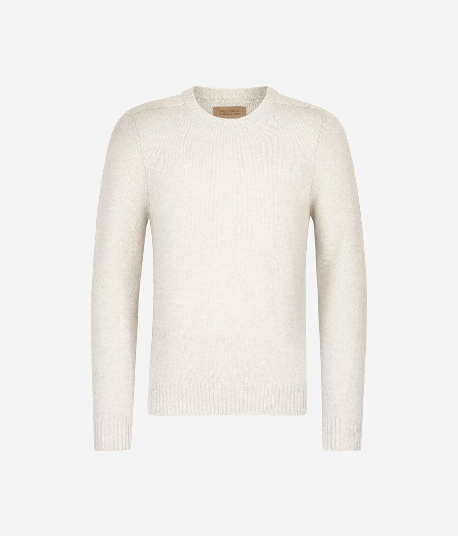 maglione girocollo in cashmere ultra morbido