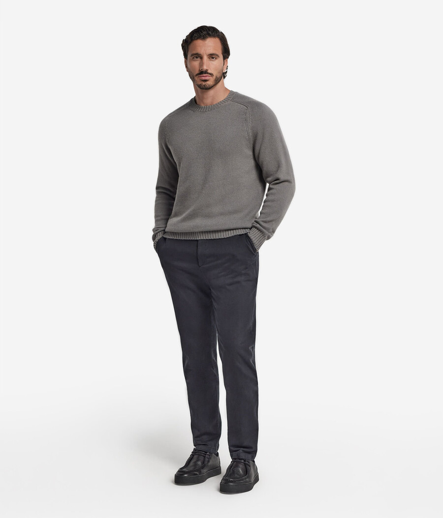 maglione girocollo in cashmere ultra morbido