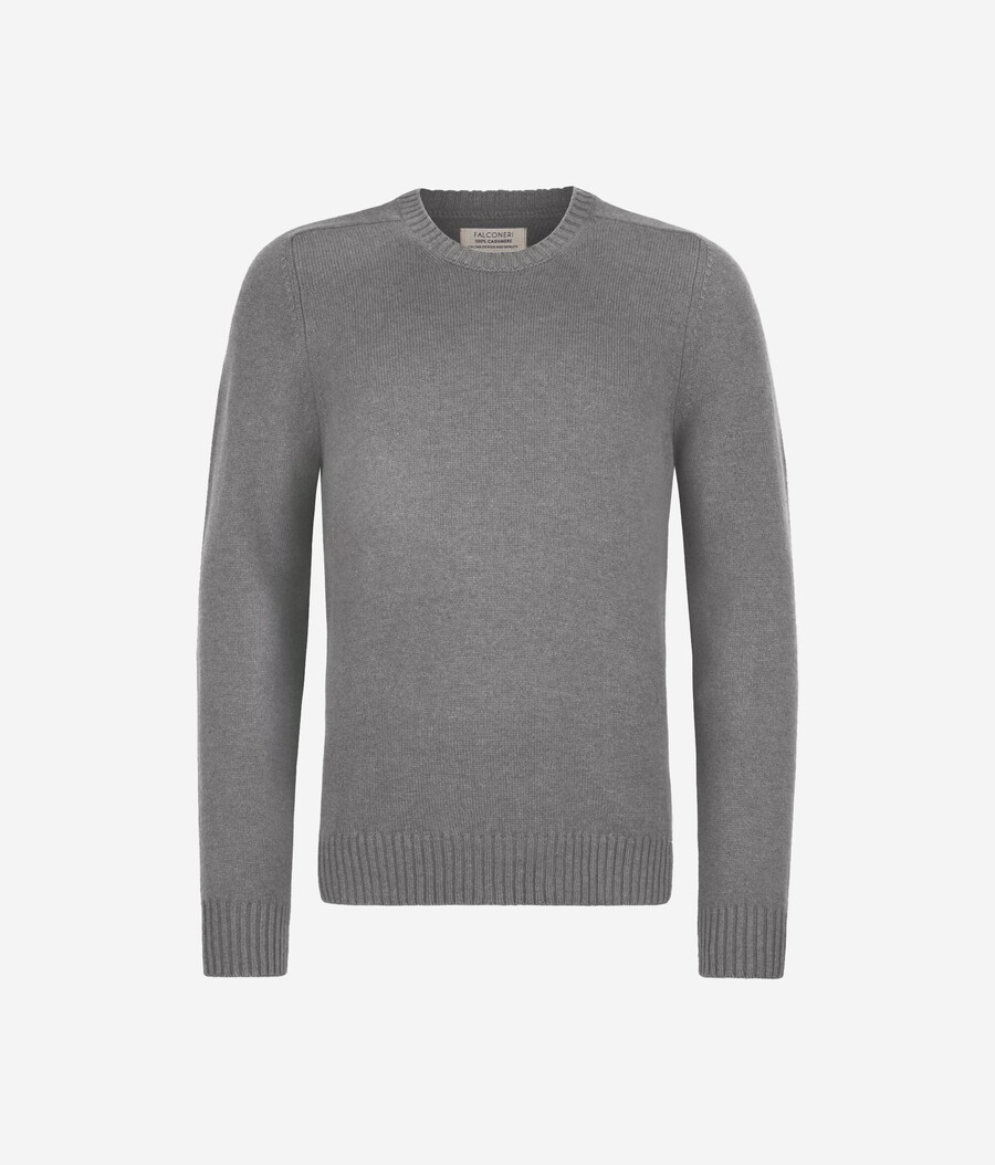 maglione girocollo in cashmere ultra morbido