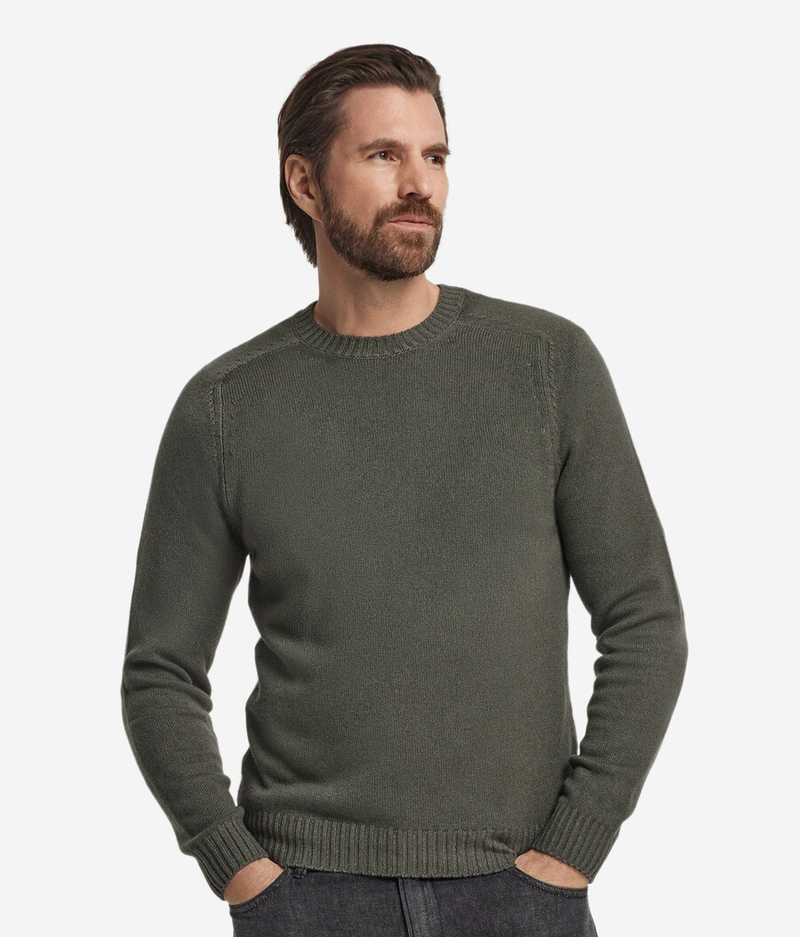 maglione girocollo in cashmere ultra morbido