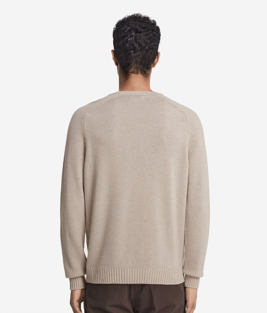 maglione girocollo in cashmere ultra morbido