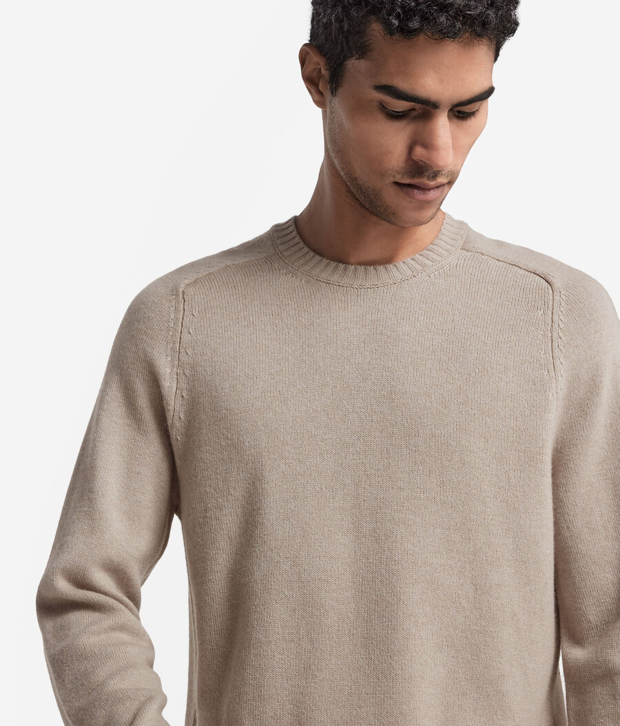 maglione girocollo in cashmere ultra morbido