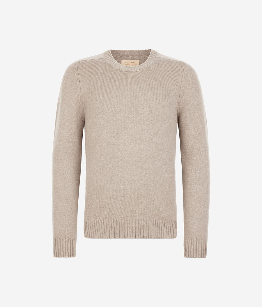 maglione girocollo in cashmere ultra morbido