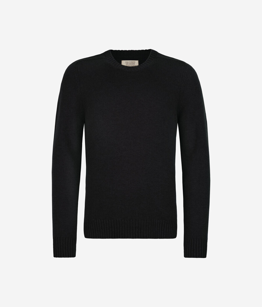 maglione girocollo in cashmere ultra morbido
