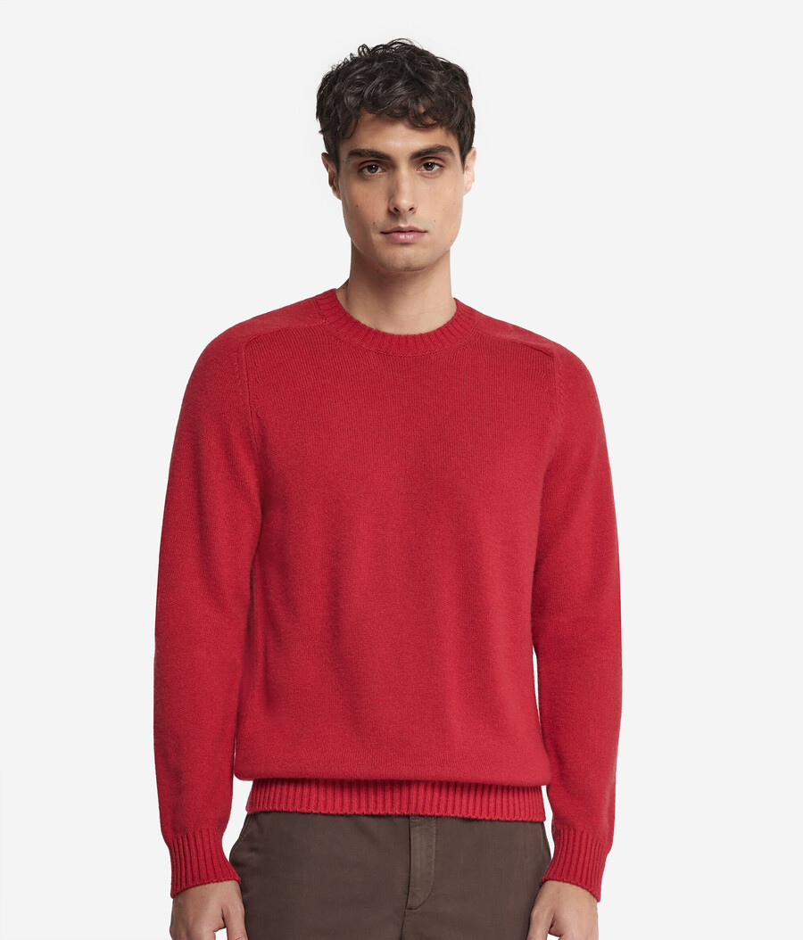 maglione girocollo in cashmere ultra morbido