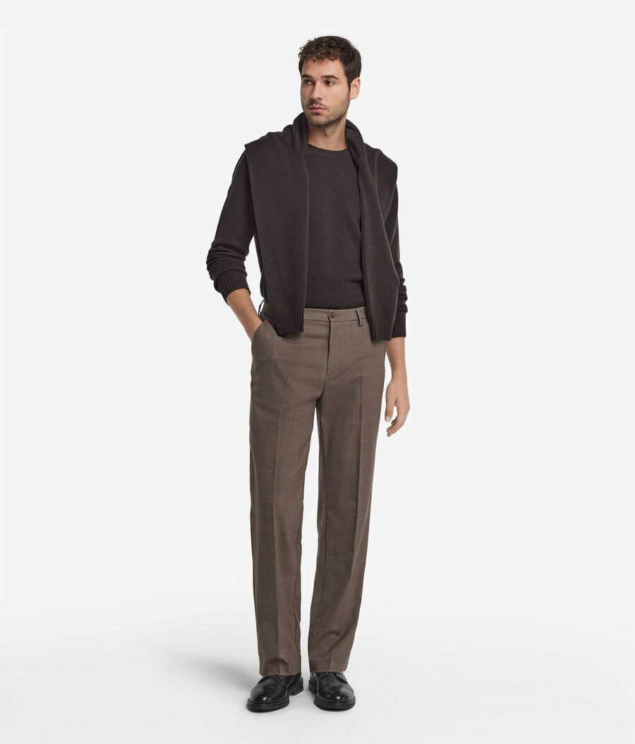 maglione girocollo in cashmere ultra morbido