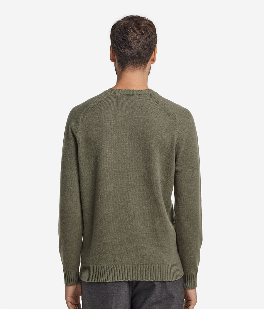 maglione girocollo in cashmere ultra morbido