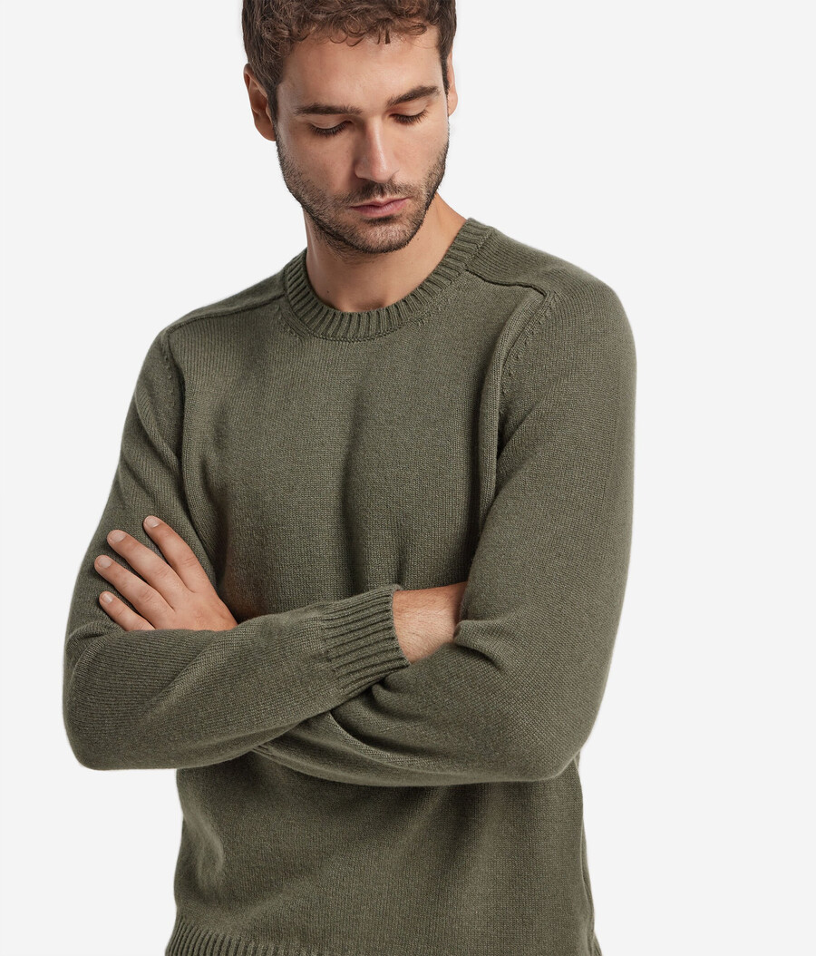 maglione girocollo in cashmere ultra morbido