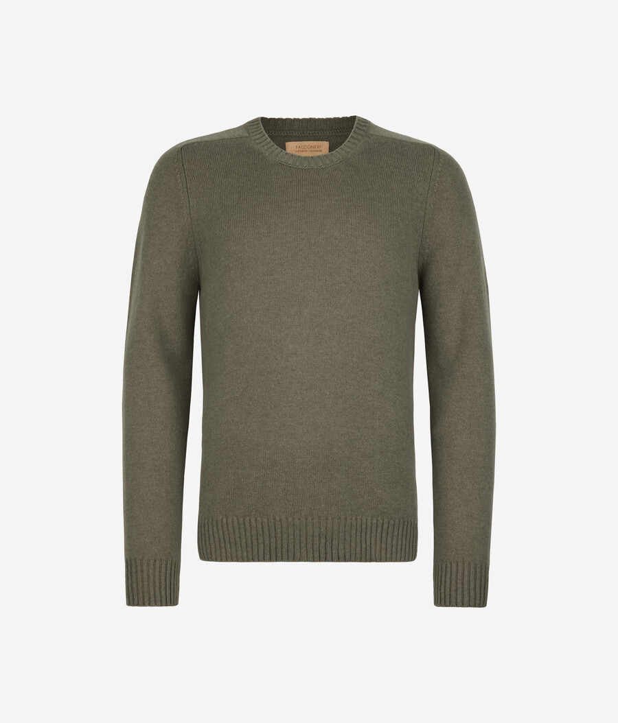 maglione girocollo in cashmere ultra morbido