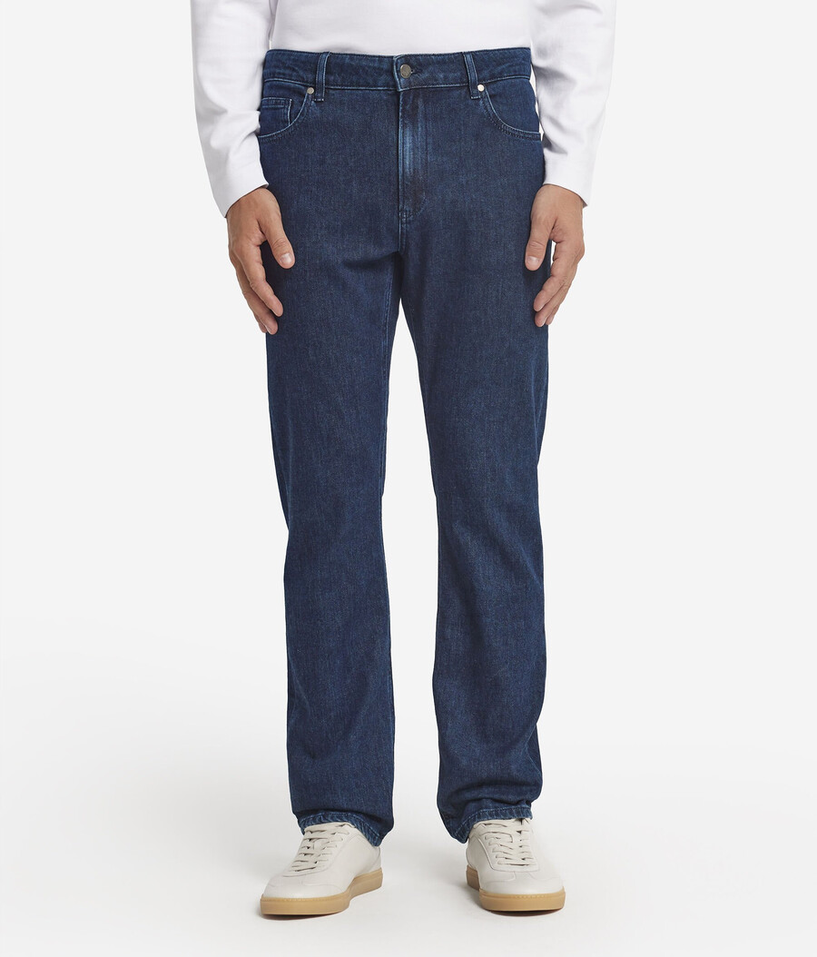 jeans in cotone e cashmere