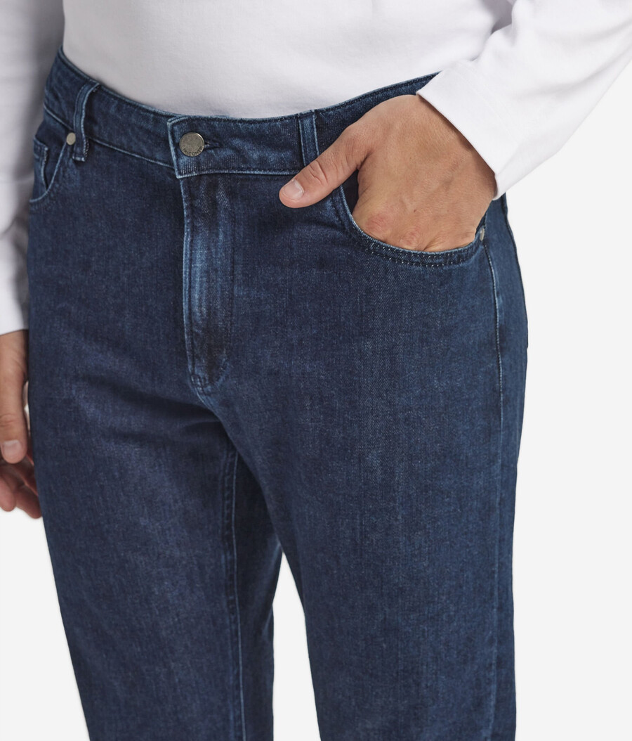 jeans in cotone e cashmere