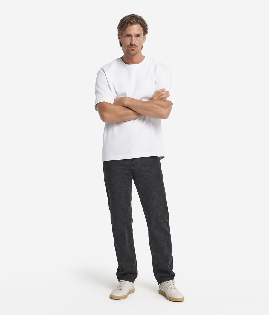 jeans in cotone e cashmere