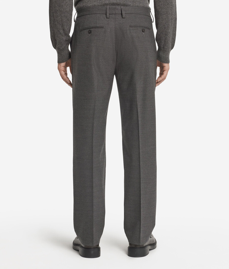 pantaloni chino in lana