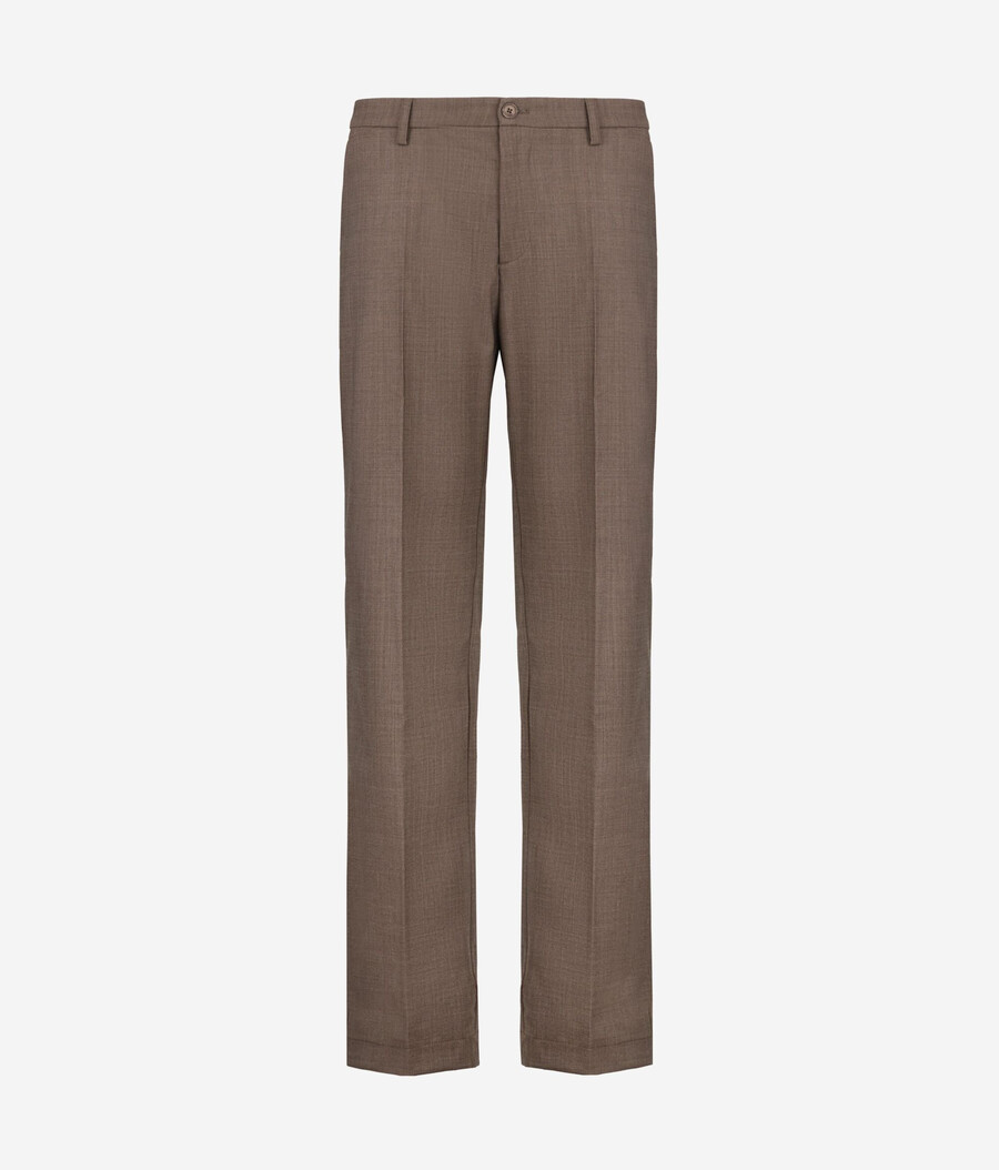 pantaloni chino in lana