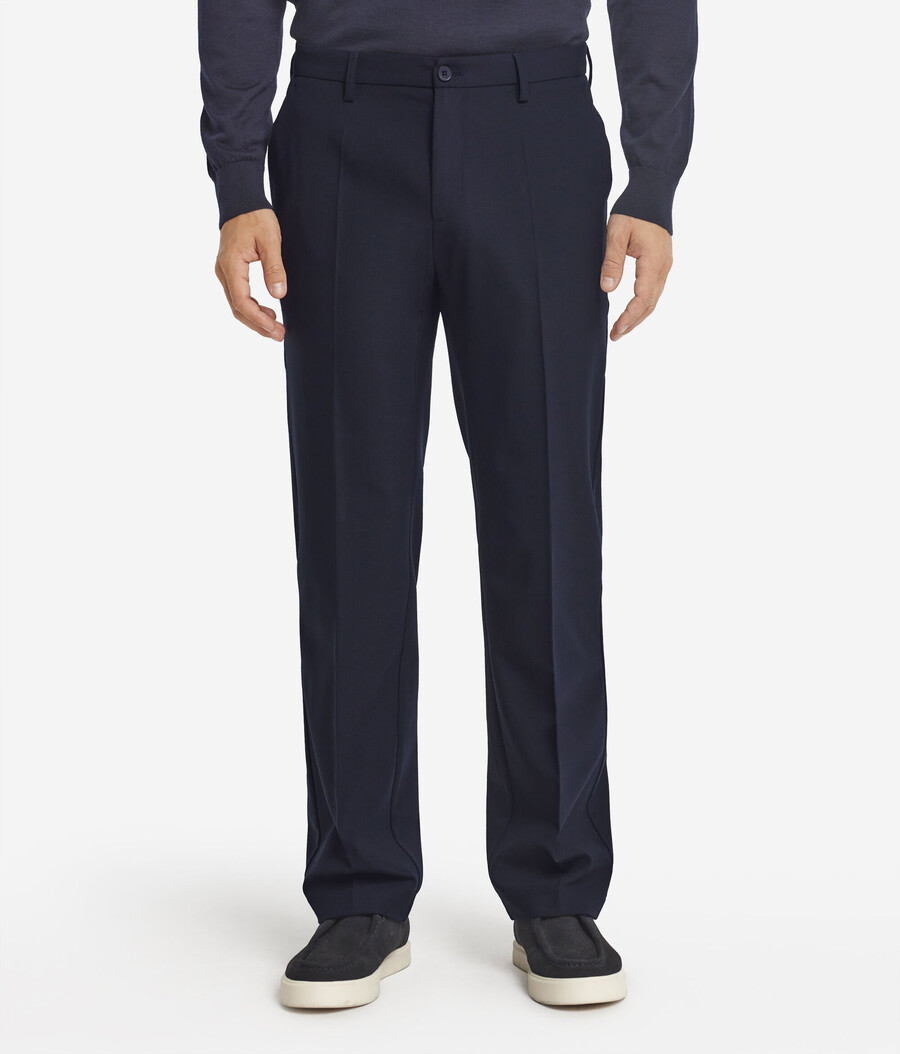pantaloni chino in lana