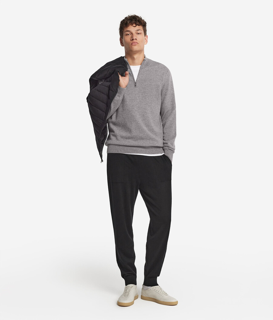 pantaloni in cashmere ultrafine