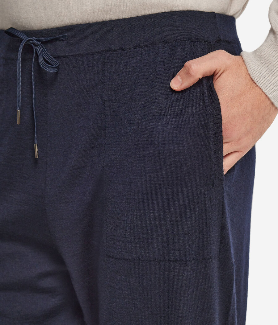 pantaloni in cashmere ultrafine