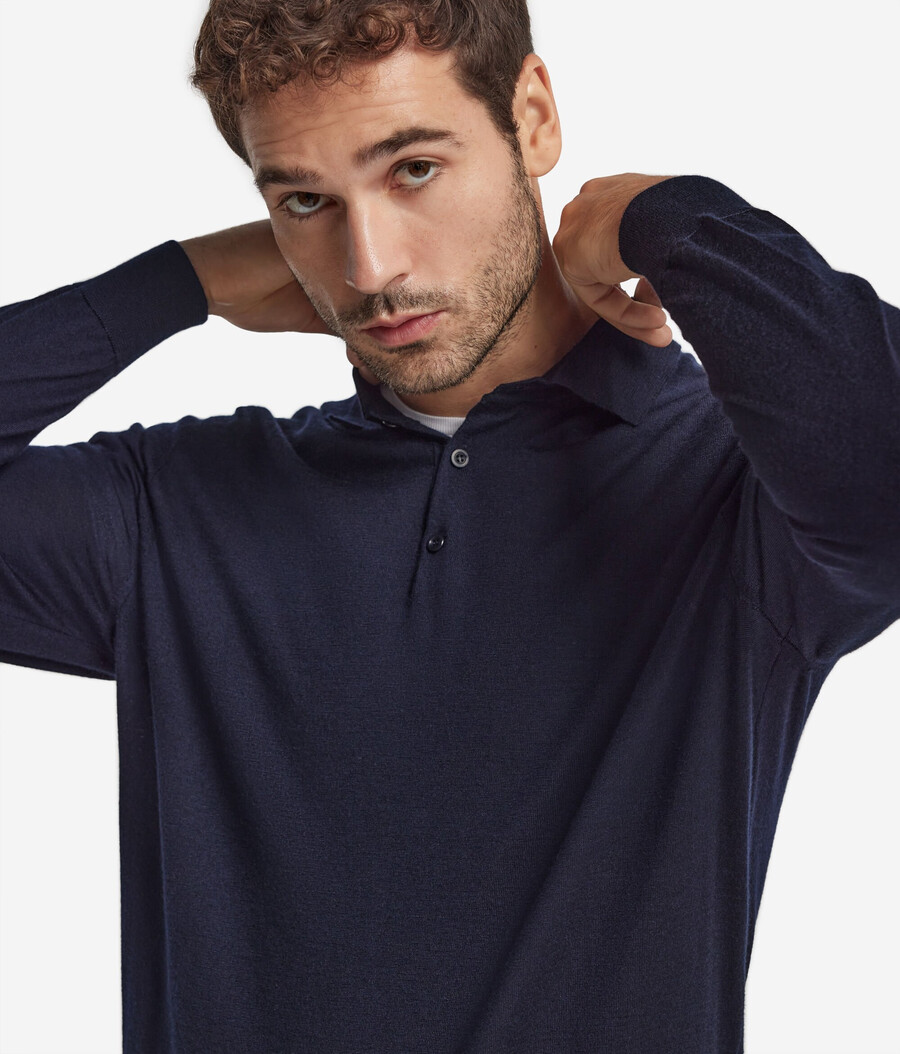 polo in cashmere ultrafine