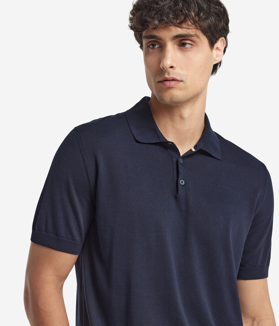 polo a maniche corte in fresco cotone