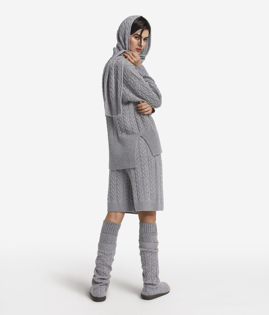 sciarpa con trama in cashmere ultra morbido