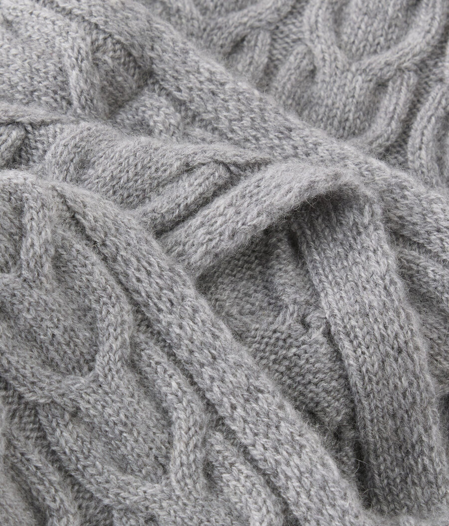 sciarpa con trama in cashmere ultra morbido